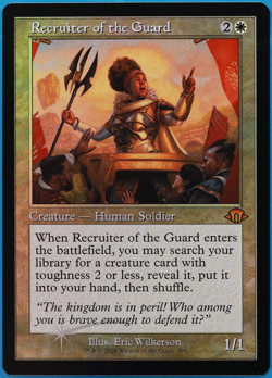 Recruiter of the Guard (Retro Frame) FOIL Modern Horizons 3 NM (502292) ABUGames - Image 1
