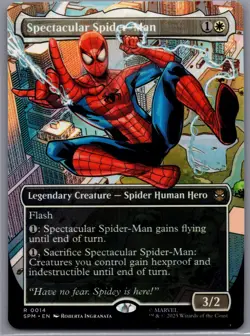 Spectacular Spider-Man Borderless - SPM 0014 - NM - MTG Magic Regular - Image 1