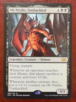 1x NM Ob Nixilis, Unshackled - 084/331 R 2X2 - MTG Magic Never Played x1 - Image 1