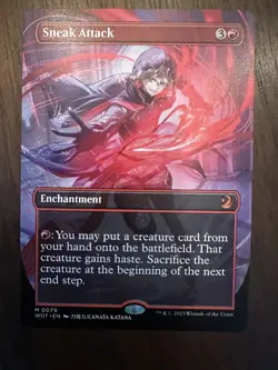 Sneak Attack MTG *Anime Borderless* Wilds of Eldraine: Enchanting Tales #79 / NM - Image 1