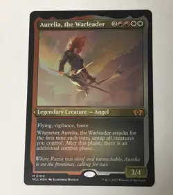 Aurelia, the Warleader (Foil Etched) March of the Machine: Multiverse Legends... - Image 1