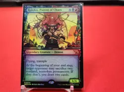 Rakdos, Patron of Chaos (Showcase) (0320) Murders at Karlov Manor Foil NM - Image 1