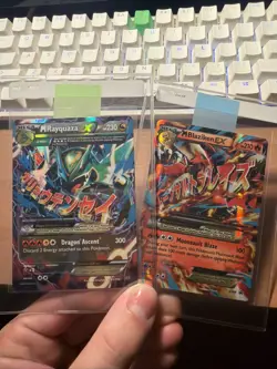 Pokemon TCG XY Mega rayquaza And Mega Blaziken EX PROMO LOT - Image 1