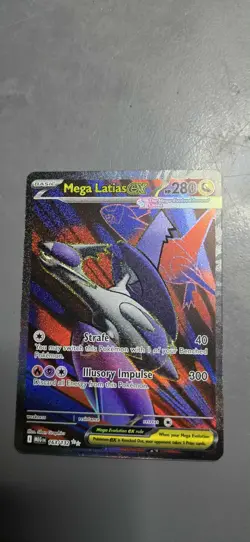 Mega Latias ex 163/132 Ultra Rare Pokemon TCG ME01: Mega Evolution - Image 1