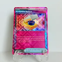 Scramble Switch 186/191 Sv08: Surging Sparks Holo Pokemon NM - Image 1