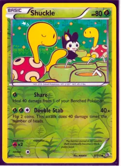 2013 SHUCKLE 3/113 Legendary Treasures Pokemon REVERSE HOLO (S2) - Image 1