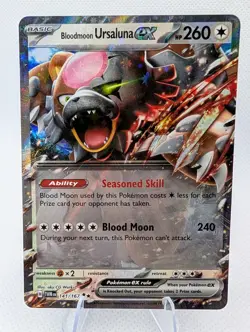 Pokemon Twilight Masquerade Bloodmoon Ursaluna ex 141/167 - Image 1