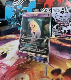 Pokemon Mewtwo GX TCG Shining Legends Holo Card 78/73 Secret Rare Clean - Image 4