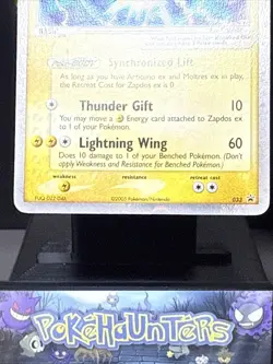 Pokemon Card Zapdos ex 033 Nintendo Black Star Promo Holo Near Mint - Image 3