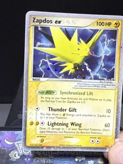 Pokemon Card Zapdos ex 033 Nintendo Black Star Promo Holo Near Mint - Image 4
