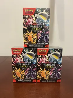 Pokemon TCG Paldean Fates Booster Bundle x3 Factory Sealed Booster Bundles - Image 1
