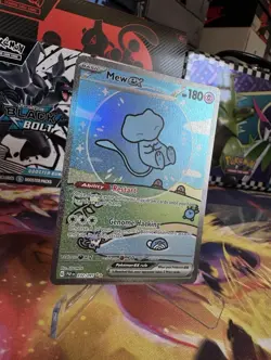 Pokemon TCG Mew EX 232/091 Paldean Fates Special Illustration Rare Bubble Mew - Image 4