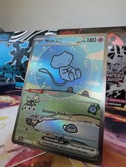 Pokemon TCG Mew EX 232/091 Paldean Fates Special Illustration Rare Bubble Mew - Image 5