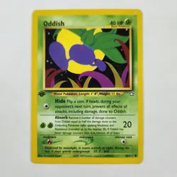 Oddish 68/111 - Pokemon TCG - Neo Genesis - 1st Edition Common - LP/EX - Image 1