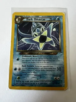 Pokemon TCG Dark Omastar Neo Destiny 19/105 Regular Unlimited Rare - Image 1
