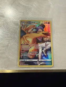 Pokemon Charizard TG03/TG30 Swsh11: Lost Origin Trainer Gallery Holo NM RARE - Image 1