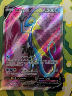 Inteleon V 180/192 Pokemon Sword & Shield Rebel Clash English Full Art NM - Image 1