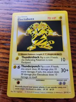 MP Electabuzz 020/102 Base Set (Shadowless) Regular Pokemon Card - Image 1