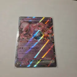 Team Rocket's Mewtwo ex - Pokemon Destined Rivals Black Star Promo Card SVP205 - Image 1