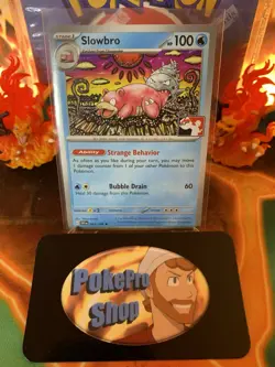 2023 Play! Pokemon Prize Pack Series 3 Slowbro 43 - NM - Image 1