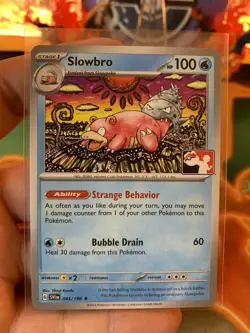 2023 Play! Pokemon Prize Pack Series 3 Slowbro 43 - NM - Image 2