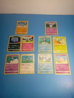 Pokemon TCG Crocheted Art Cards Non Holo Lot of 10 NM - Image 1