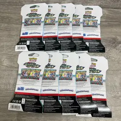 10 Pokemon Journey Together Sleeved Booster Packs In Hand Lot Of 10 ✅ - Image 2