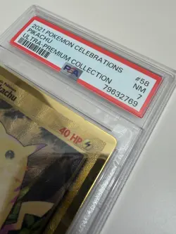 Pokemon Pikachu #58 Celebrations Ultra Premium Collection (UPC) PSA 7 - Image 3