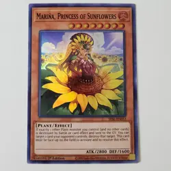 Marina, Princess of Sunflowers - SESL-EN053 - NM/VLP - Super Rare - 1st ed - Image 1