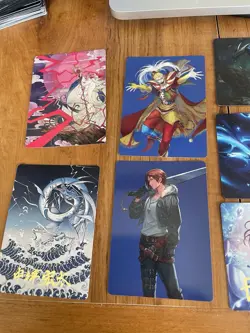 Magic The Gathering Final Fantasy Art Series Card Lot of 11 Yuna Tidus Signature - Image 2