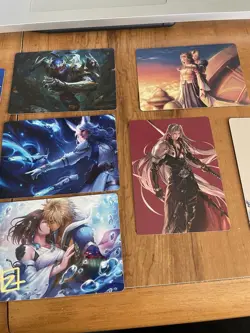 Magic The Gathering Final Fantasy Art Series Card Lot of 11 Yuna Tidus Signature - Image 3