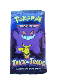 Pokemon Halloween Trick or Trade 1 NEW SEALED Booster Pack 3SP Cards not Digimon - Image 1