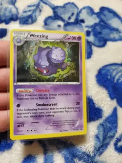 Pokemon TCG Card XY - Weezing Holo Rare - XY163 - Black Star Promo - LP/NM - Image 1