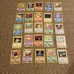 Team Rocket Bundle x 25 Pokemon Cards inc Dark Charizard non holo No Duplicates - Image 1