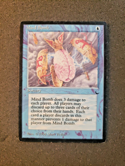 Mind Bomb The Dark moderate PLD Blue Rare MAGIC THE GATHERING MTG CARD (DS3D1PF) - Image 5