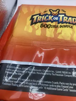 2024 Pokemon Halloween Trick or Trade Booster Bundle Trading Card Game - Image 4