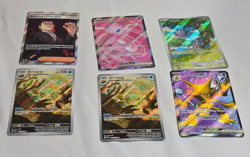 Pokemon Scarlet and Violet 151 Cards - Art/Illustrations - Mew Giovanni Alakazam - Image 1
