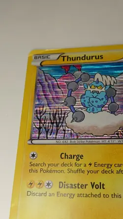 Thundurus 50/113 Holo LP Legendary Treasures Rare Pokemon Card - Image 3