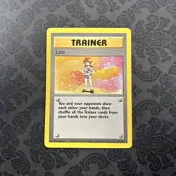 LASS - Base Set - 75/102 - Rare Trainer - Pokemon Card - Unlimited - Image 1