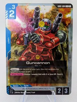 Guncannon - Gundam Card Game GD01-004 - GD01 - Foil Newtype Rising - Image 1