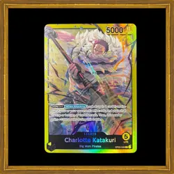 One Piece Card Game Charlotte Katakuri OP03-099 Leader (ST-20) - Image 1