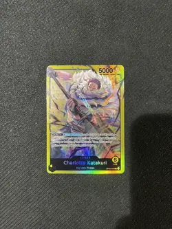 One Piece Card Game Charlotte Katakuri OP03-099 Leader (ST-20) - Image 2