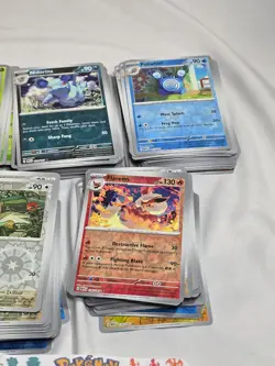 Pokemon Scarlet and Violet 151 Cards - REVERSE-HOLO - BULK - ~200 cards - Image 3
