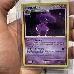 Pokemon Card - Mismagius 10/130 Diamond and Pearl Holo Rare - LP/NM Pokemon TCG - Image 1