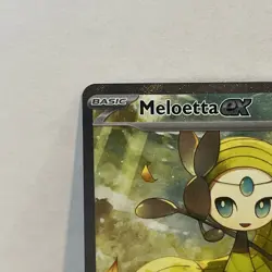 Pokemon TCG Meloetta EX Full Art Black Bolt Card 167/086 Sir - Image 2