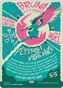 MTG English Bruna, Light of Alabaster NM Foil Secret Lair - Image 1