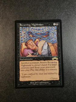 Recurring Nightmare MTG Magic the Gathering Exodus 1998 - Image 1