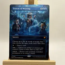 Season of Weaving(Borderless)/#283/ Bloomburrow/Regular/NM Condition - Image 1