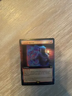 🔮 MTG: Cursed Mirror (Extended Art) Universes Beyond: Doctor Who Foil - Image 1