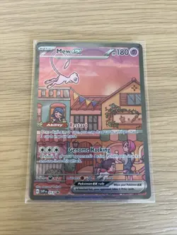 Pokemon TCG Scarlet & Violet Mew EX SVP 053 Black Star Promo Holo - Image 2